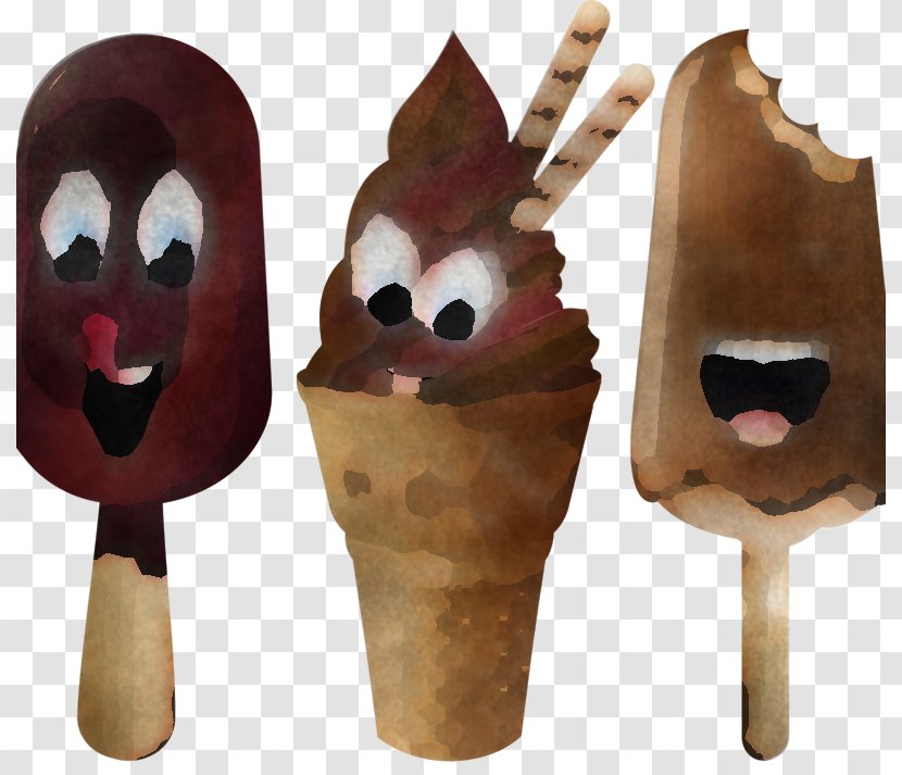 Ice Cream - Chocolate - Vegetarian Food Cone Transparent PNG