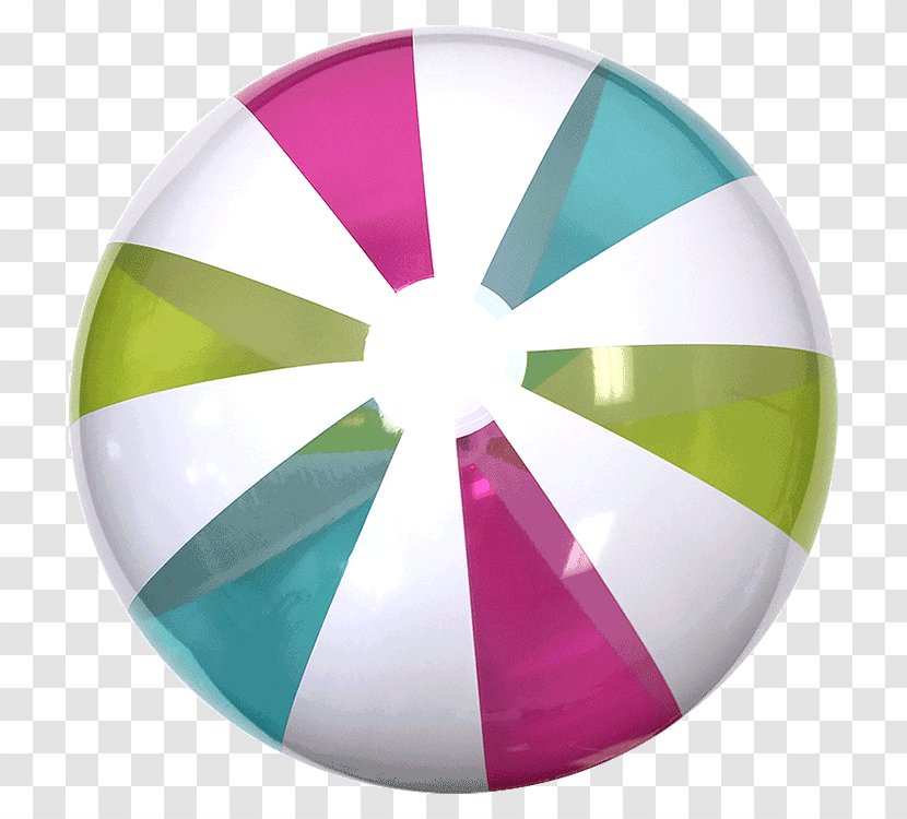 Beach Ball Globe Inflatable - Green Transparent PNG