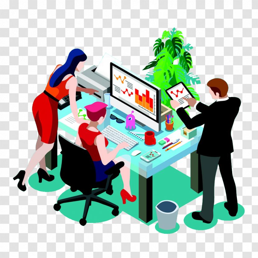 Adobe Illustrator - Meeting - Business Cartoons Transparent PNG