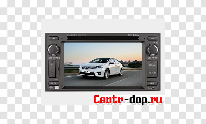 2013 Toyota Corolla Car DVD Player Motor Vehicle Transparent PNG