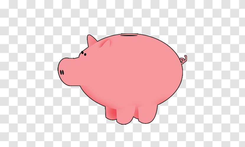 Piggy Bank Domestic Pig - Ceramic Transparent PNG