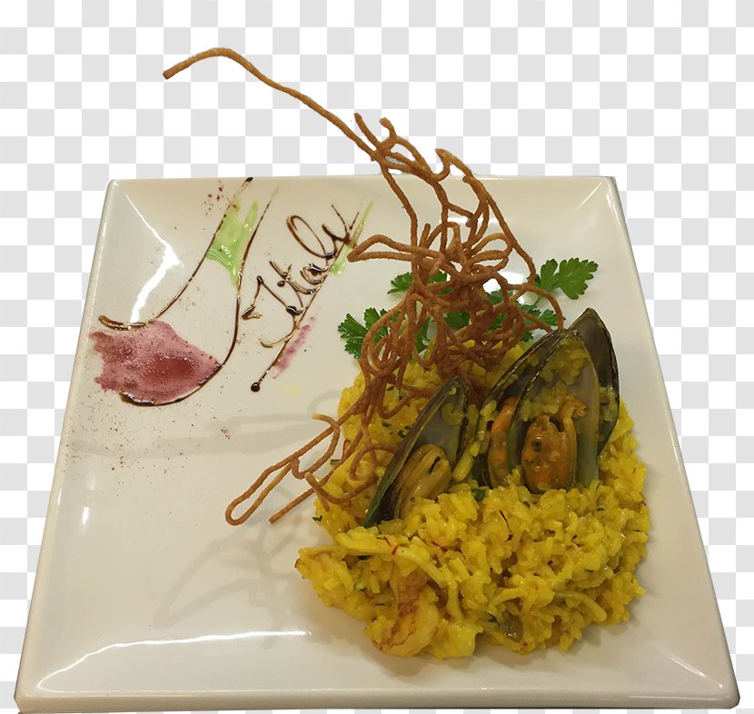 Risotto Asian Cuisine Squid As Food Seafood - Arborio Rice Transparent PNG