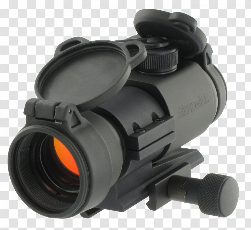 Aimpoint CompM2 AB CompM4 Reflector Sight Red Dot - Silhouette - Optics Transparent PNG