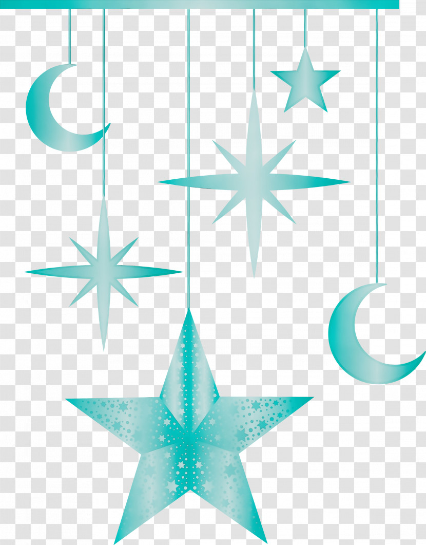 Turquoise Turquoise Star Transparent PNG