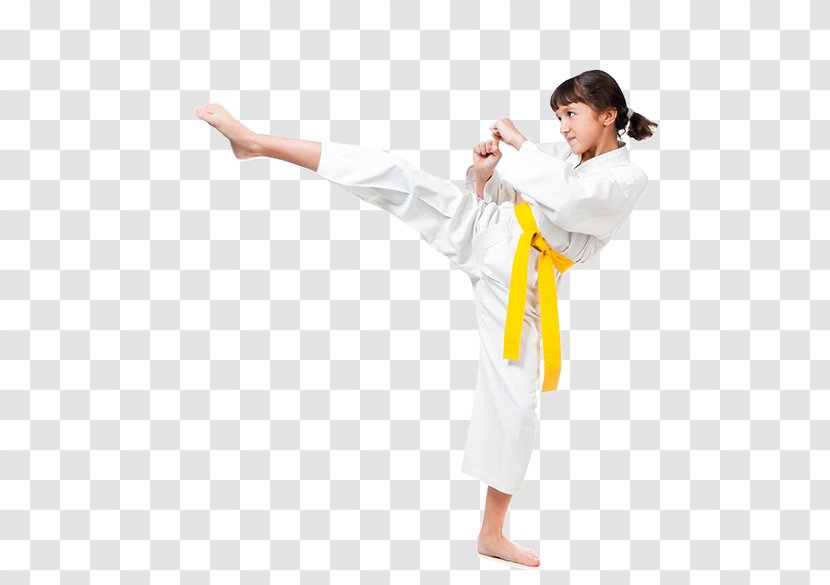 Dobok Karate Shotokan Taekwondo Martial Arts - Silhouette Transparent PNG