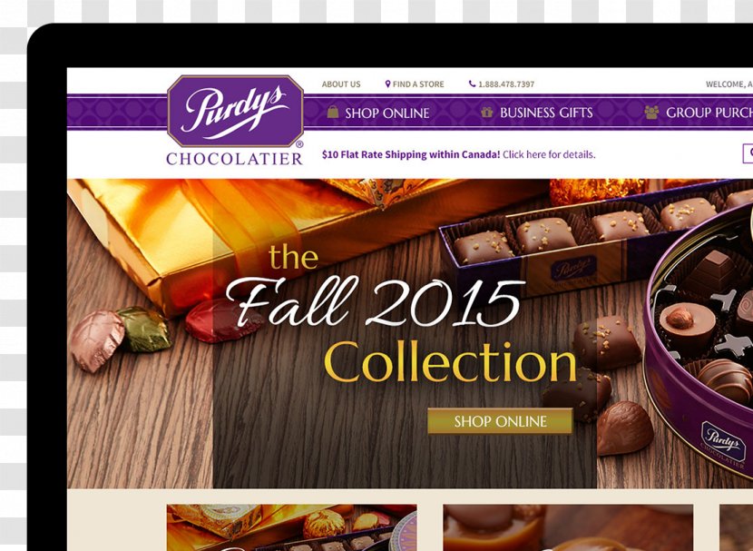 Chocolate Bar Responsive Web Design Praline Purdys Chocolatier - Brand Transparent PNG