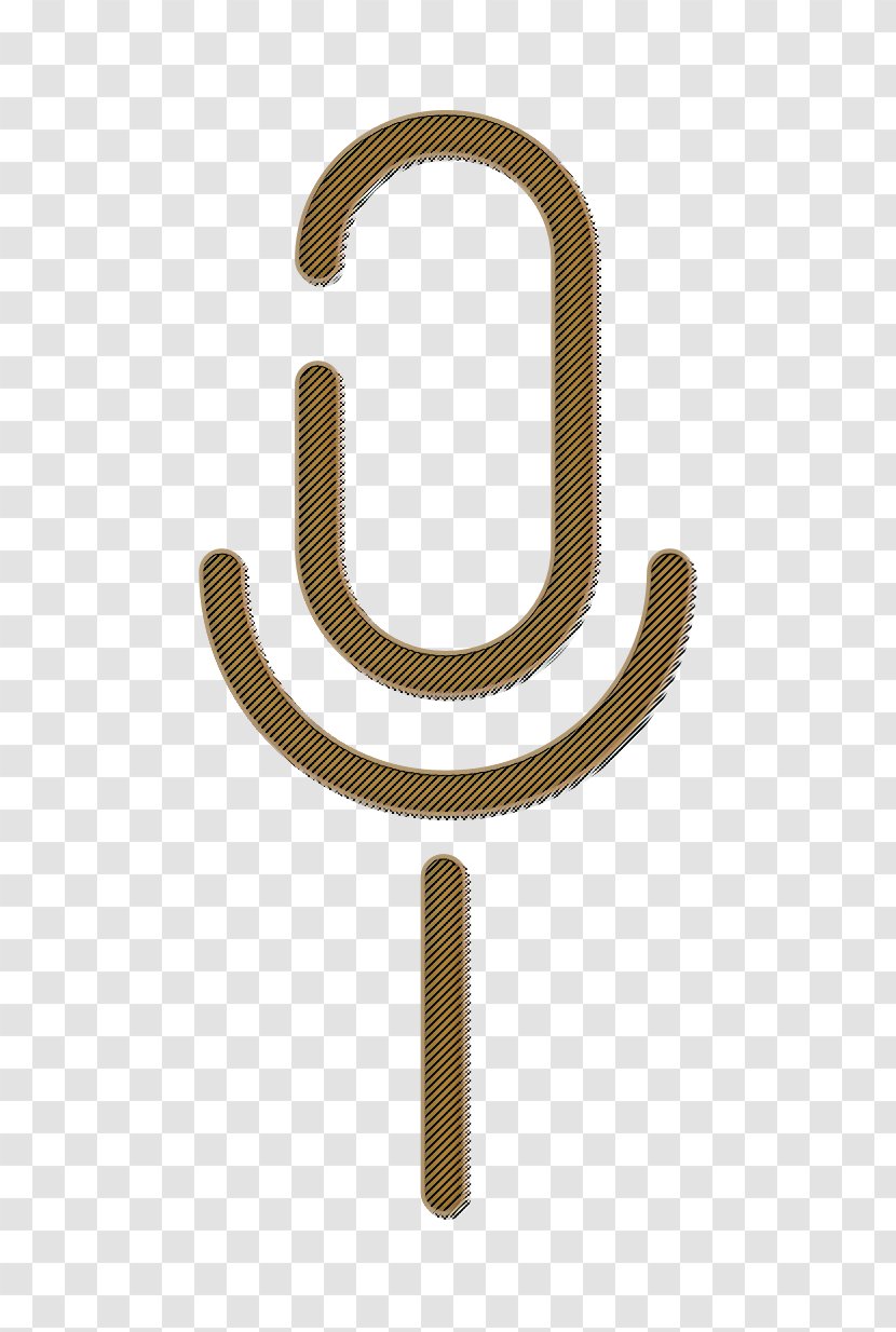 Microphone Icon Audio Technology - Symbol Web Navigation Line Craft Transparent PNG