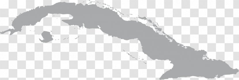 Cuba World Map Vector - Black - Havan Transparent PNG