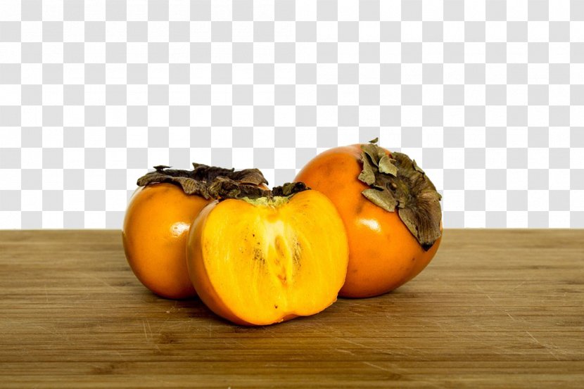Persimmon Fruit Photography - Natural Foods - Fresh Closeup Transparent PNG