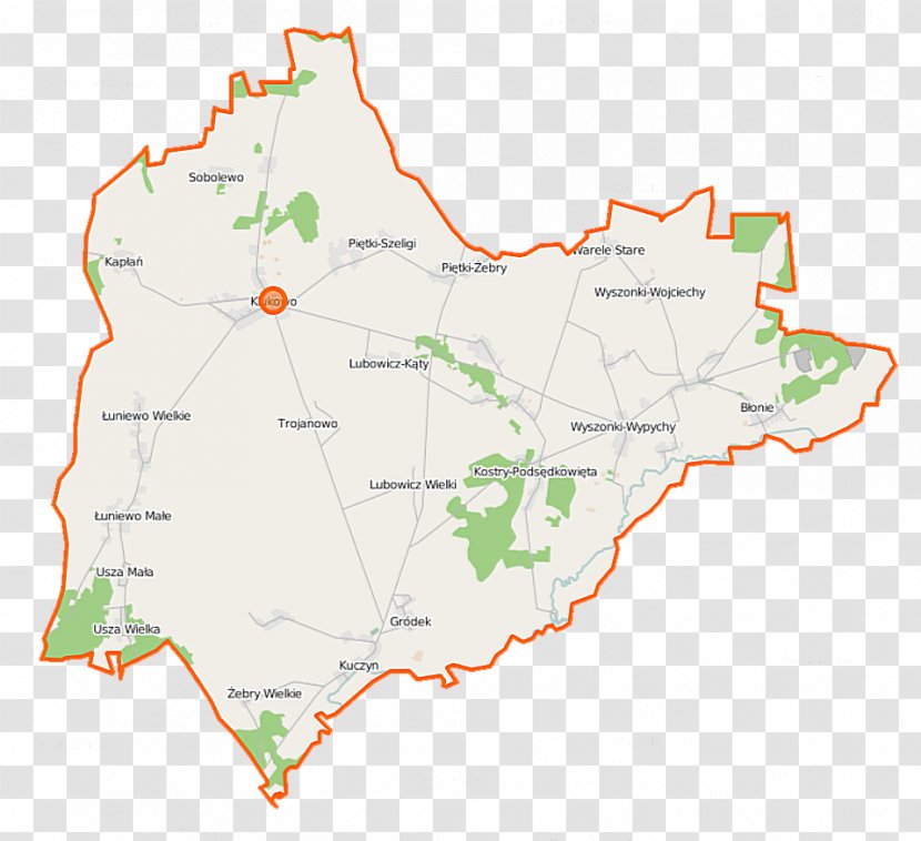 Klukowo, Wysokie Mazowieckie County Gmina Szepietowo Kuczyn, Lubowicz Wielki Sobolewo, - Ecoregion - Map Transparent PNG