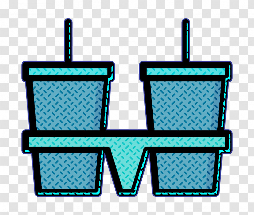 Fast Food Icon Cup Carrier Icon Transparent PNG