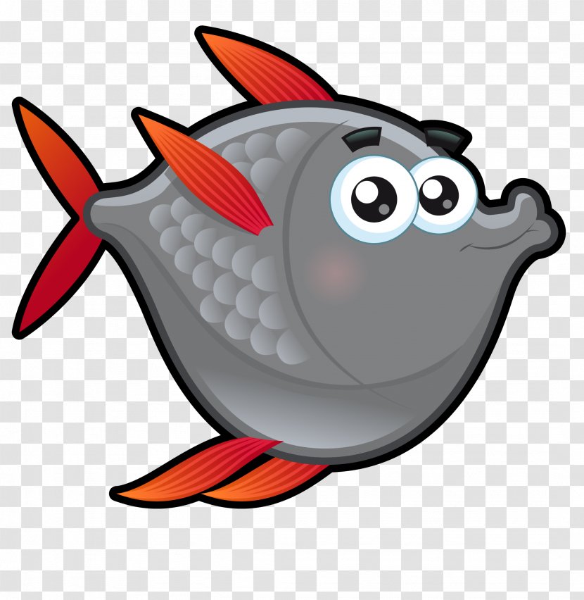 Fish Euclidean Vector Drawing Cartoon - Marine Transparent PNG