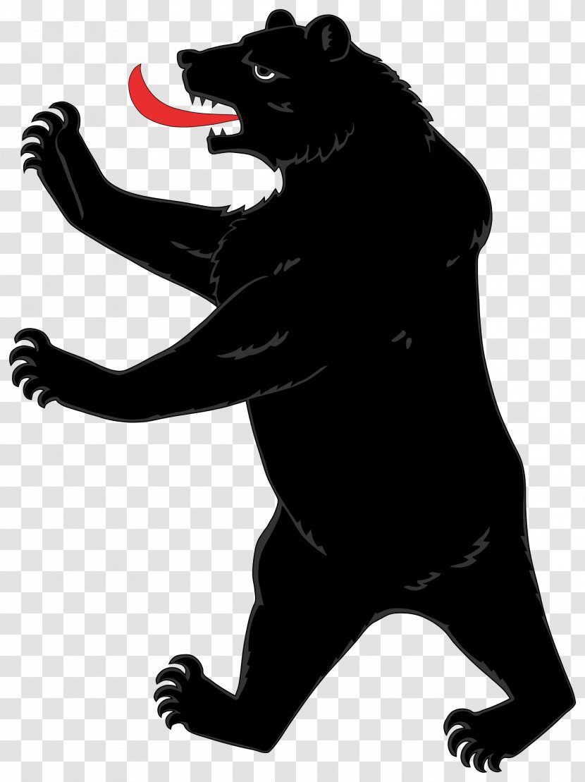 Bear In Heraldry Grizzly Clip Art California Transparent PNG