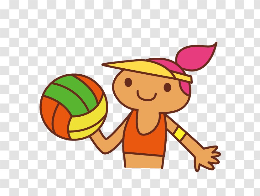 Beach Volleyball Clip Art - Cartoon - Girls Transparent PNG