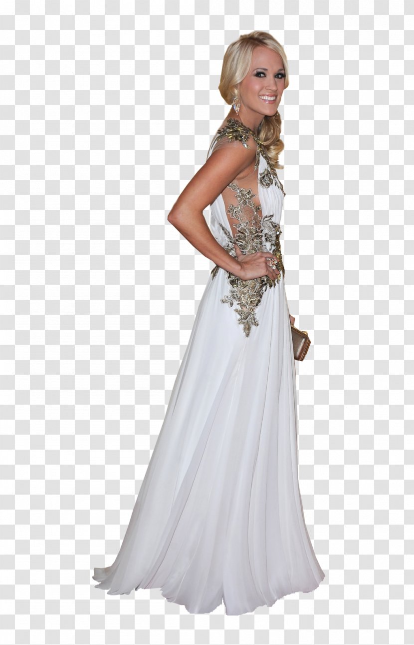 Carrie Underwood Wedding Dress - Watercolor Transparent PNG
