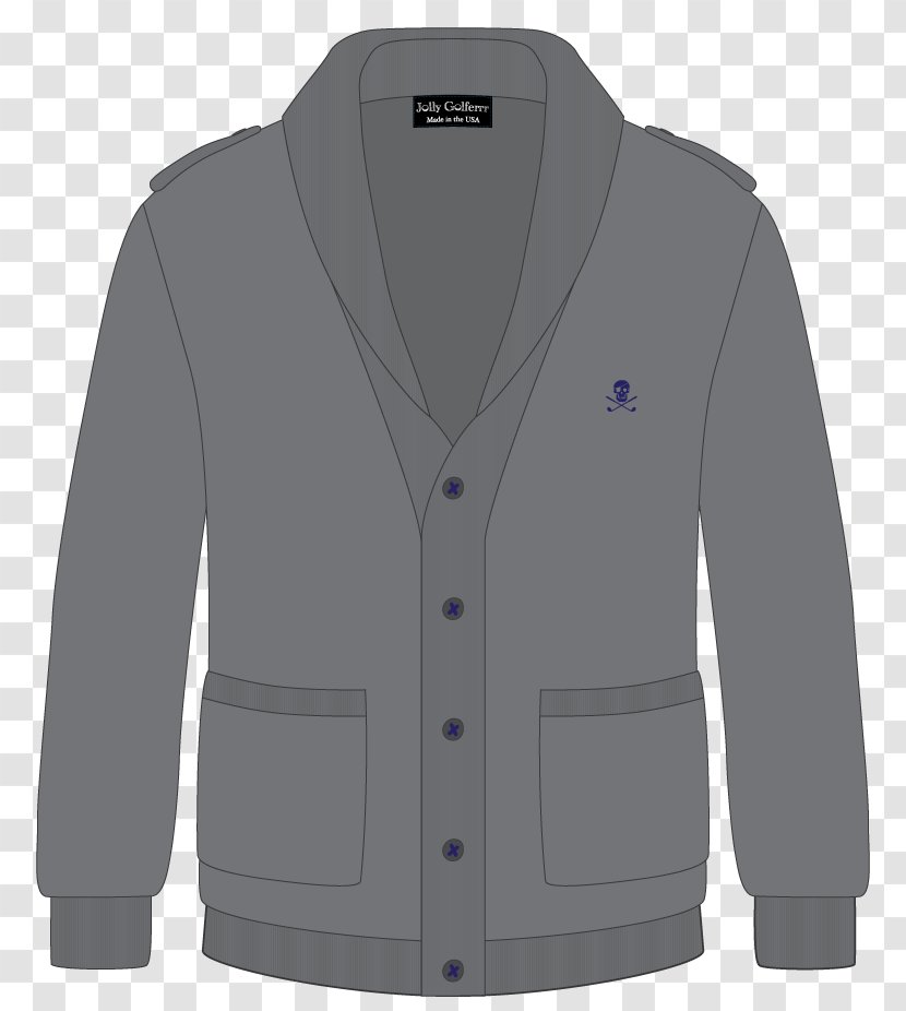 Cardigan Sleeve Polo Shirt Jacket - Brand Transparent PNG