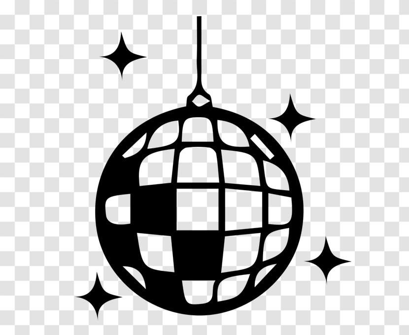 Disco Balls Blackandwhite - Logo - Sphere Transparent PNG