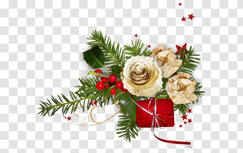 Christmas Ornament Garden Roses Clip Art Transparent PNG