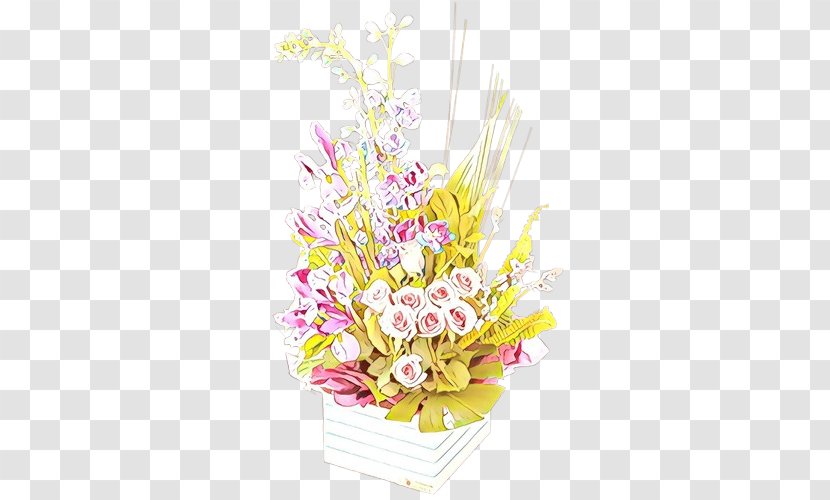 Floral Design Cut Flowers Vase Artificial Flower - Tulip Transparent PNG