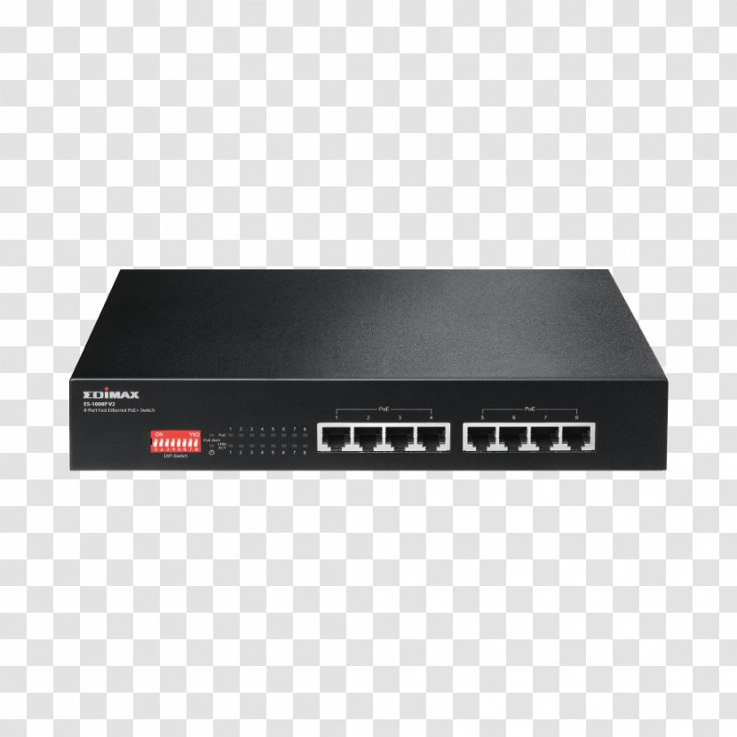 Network Switch Power Over Ethernet Gigabit Computer - Stereo Amplifier - Fast & Furious Transparent PNG