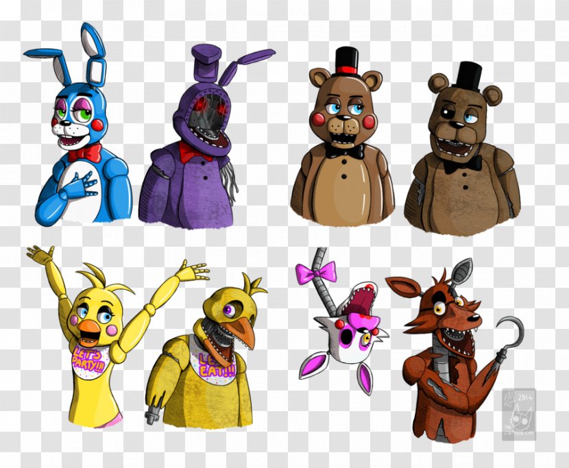 Five Nights At Freddy's 2 3 Freddy Fazbear's Pizzeria Simulator Animatronics - Toy - Pop Art Comic Transparent PNG