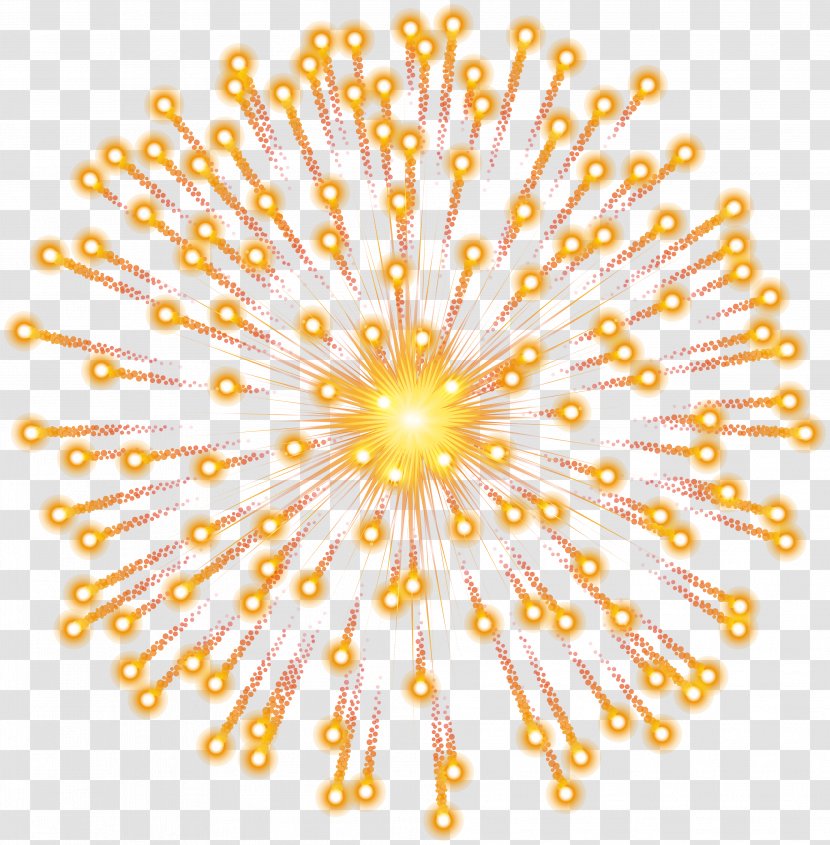 Fireworks Animation - Petal - Orange Transparent Image Transparent PNG