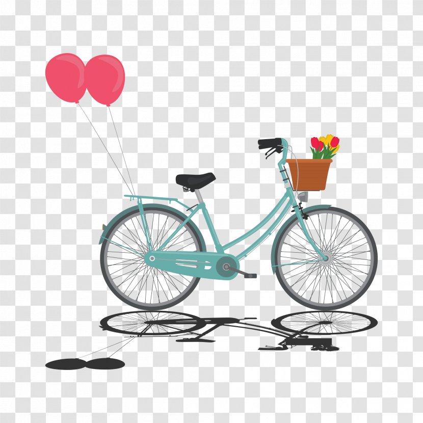 Bicycle Art Bike Cycling Clip - Heart - Illustration Transparent PNG