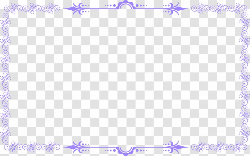 Game Purple Area Pattern - Rectangle - Small Border Transparent PNG