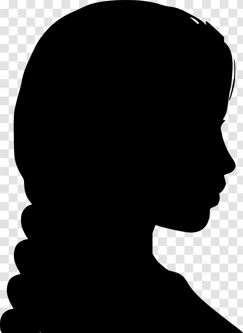 Silhouette Photography Woman Drawing - Black - Sillhouette Transparent PNG