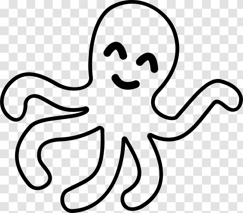 Octopus Drawing Coloring Book Clip Art - Organism - Octapus Transparent PNG