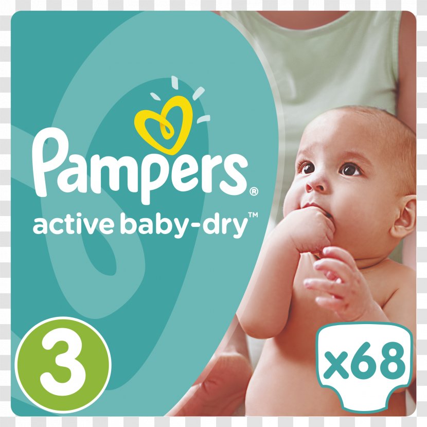 Diaper NZ Baby Pampers Nappies Size 3 68 Pack Infant Baby-Dry - Bibimbab Ecommerce Transparent PNG