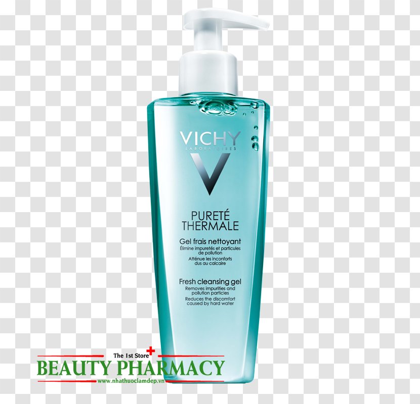 Vichy Pureté Thermale 3-in-1 One Step Cleanser Fresh Cleansing Gel Normaderm Daily Deep - Skin - Material Transparent PNG