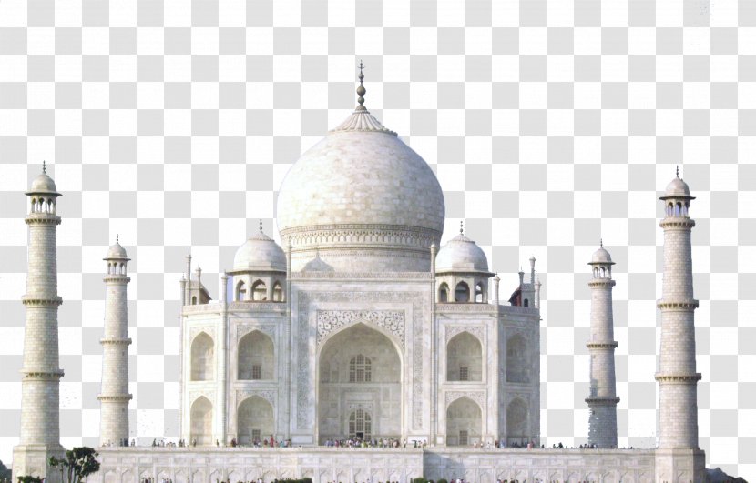 Taj Mahal Agra Fort Delhi Golden Triangle New7Wonders Of The World - Travel Transparent PNG