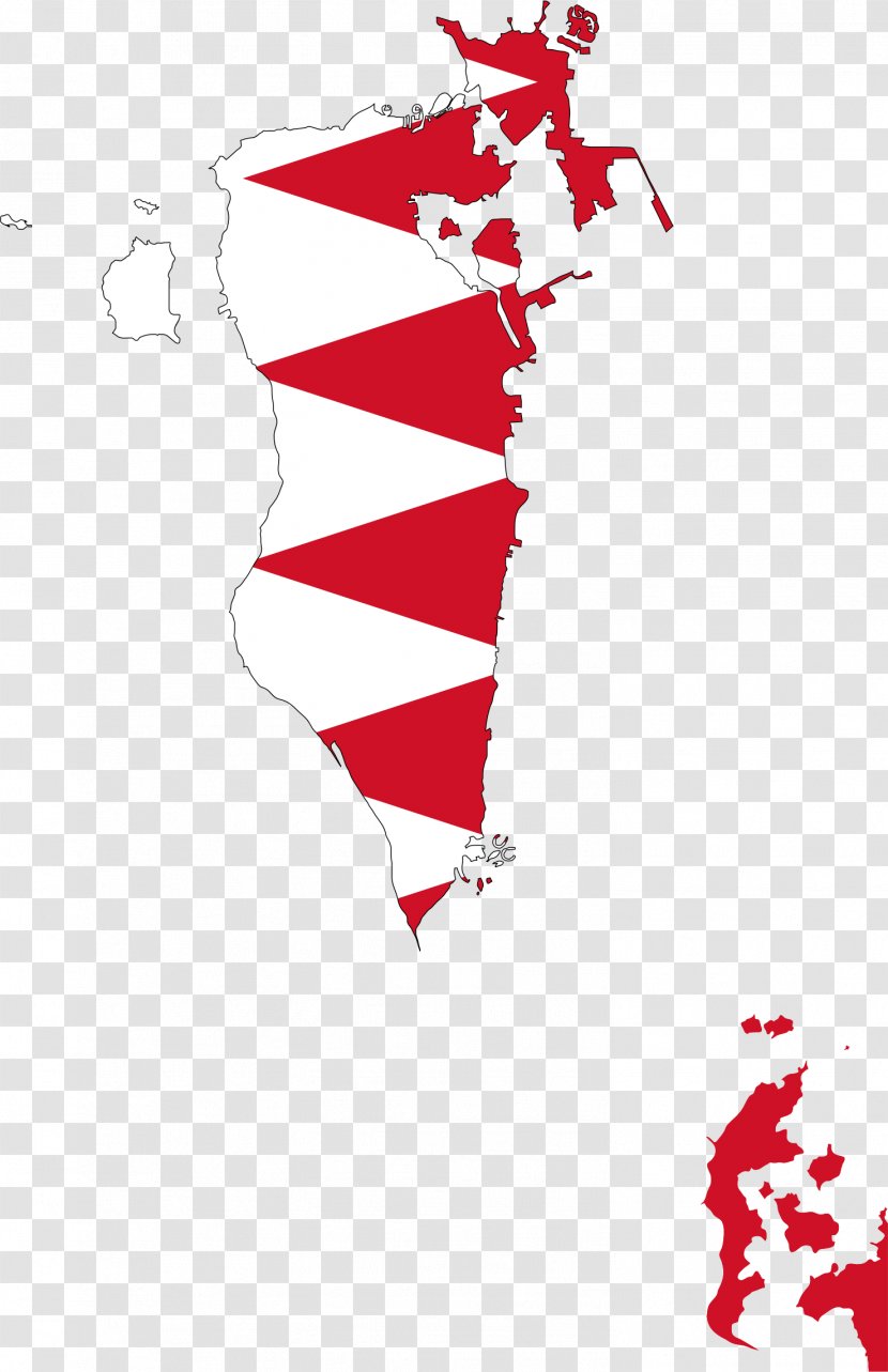 Flag Of Bahrain Map Clip Art Transparent PNG