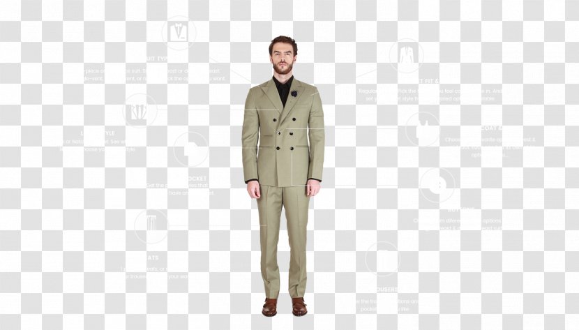 Coat Khaki - Fashion Model Transparent PNG