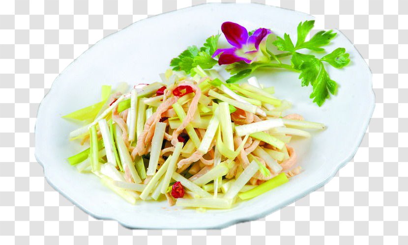 Green Papaya Salad Fried Chicken Namul Pepper Steak - Recipe - Wire Chives Transparent PNG