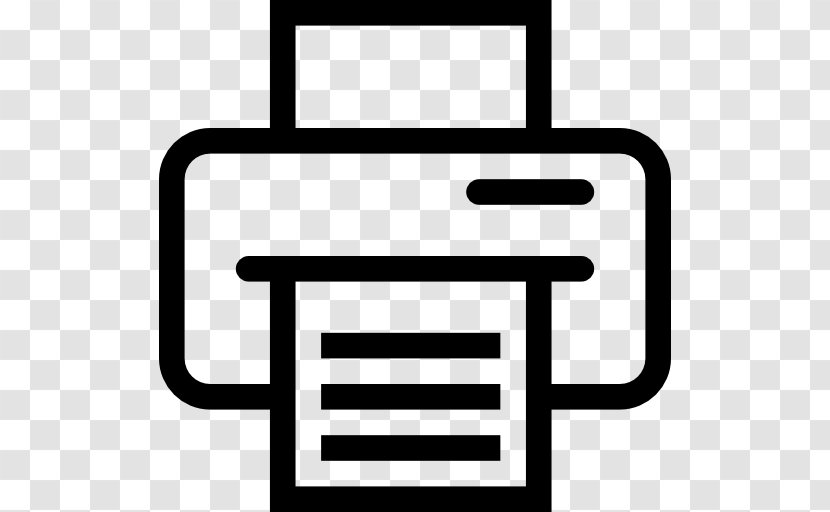 Printing Download - Black And White - Computer Transparent PNG