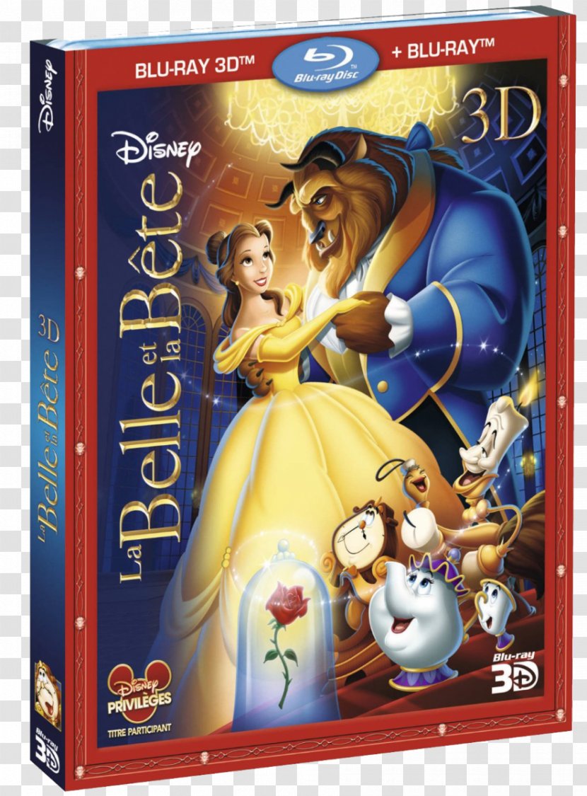 Belle Beauty And The Beast Blu-ray Disc Film - Digital Copy - Bluray Transparent PNG