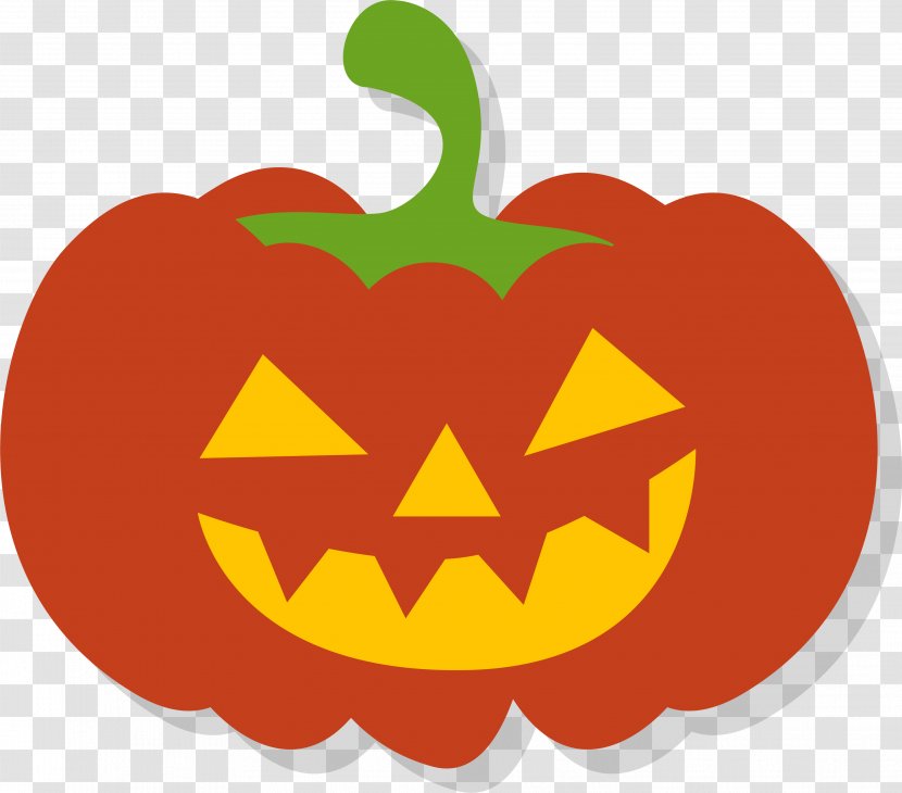 Cartoon Pumpkin With Teeth - Stingy Jack - O Lantern Transparent PNG