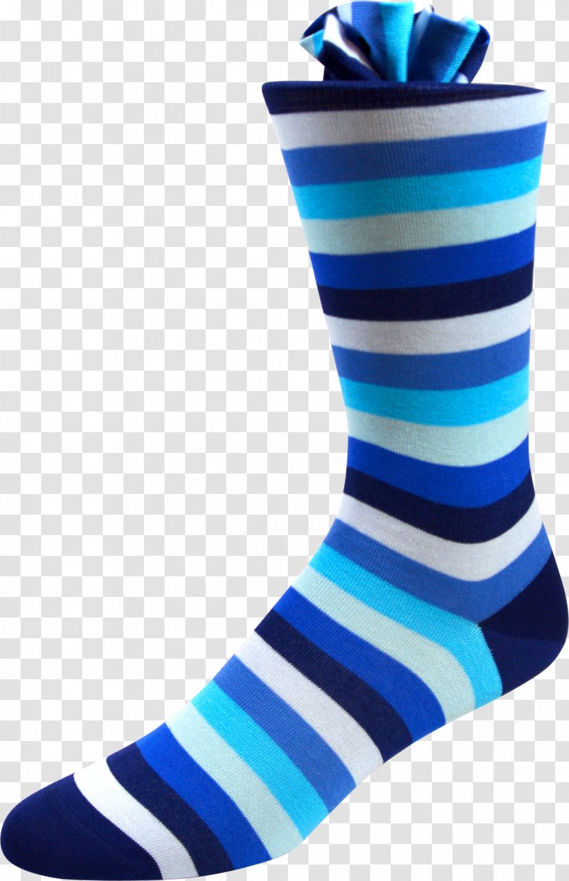 Sock Cobalt Blue Shoe Pattern - Clear Sky Transparent PNG