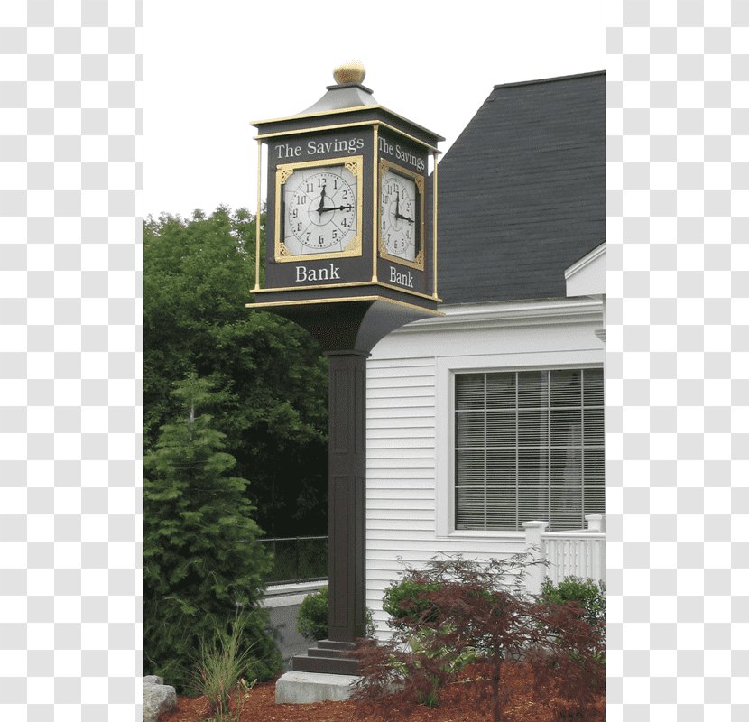 Street Clock Electric Time Company South Lynnfield Facade - Business Transparent PNG