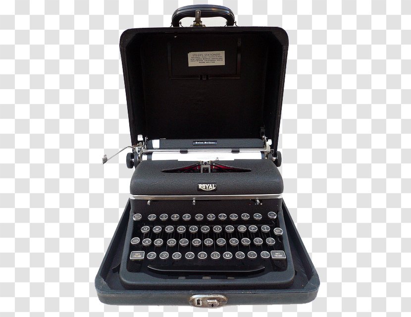 Underwood Typewriter Company Machine Hermes Baby Remington-Rand Quiet-Riter. - Royal Quiet Deluxe Transparent PNG