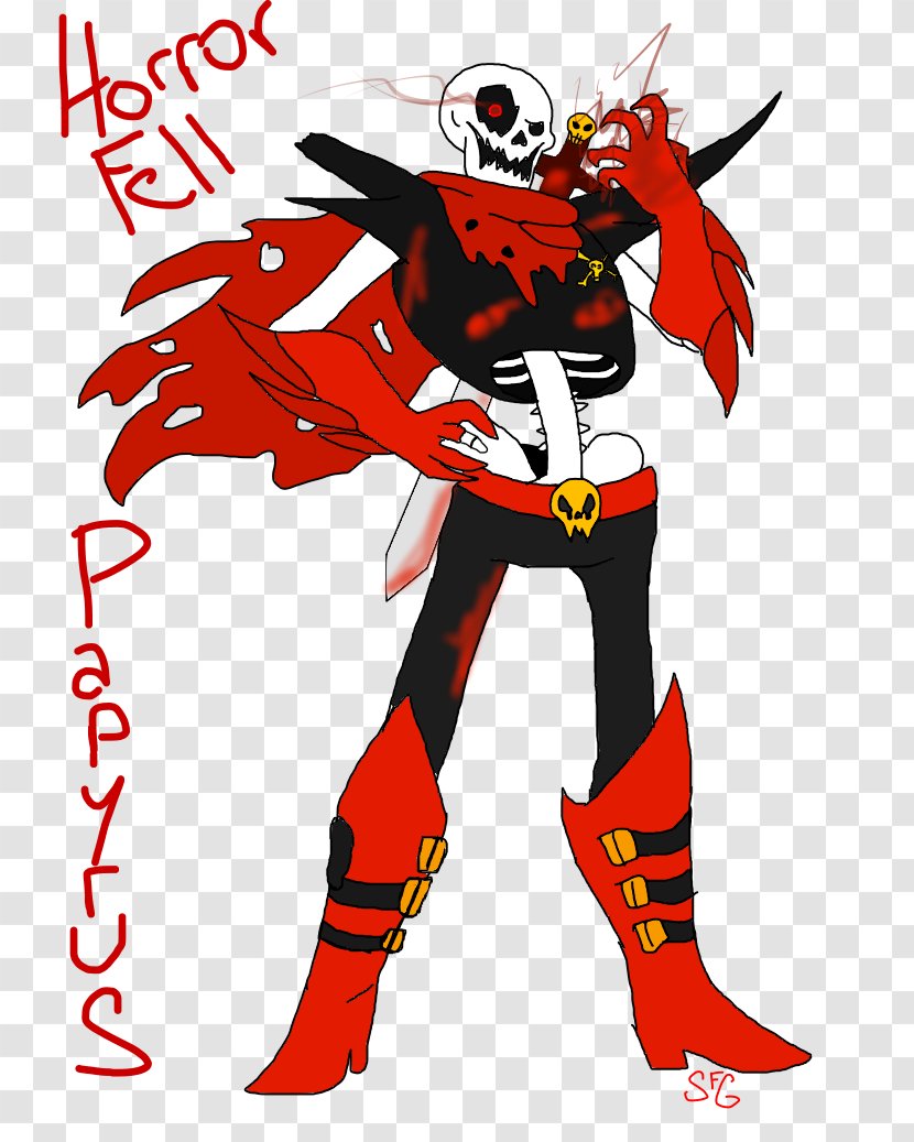 Undertale Papyrus DeviantArt YouTube - Fictional Character - Scroll Transparent PNG