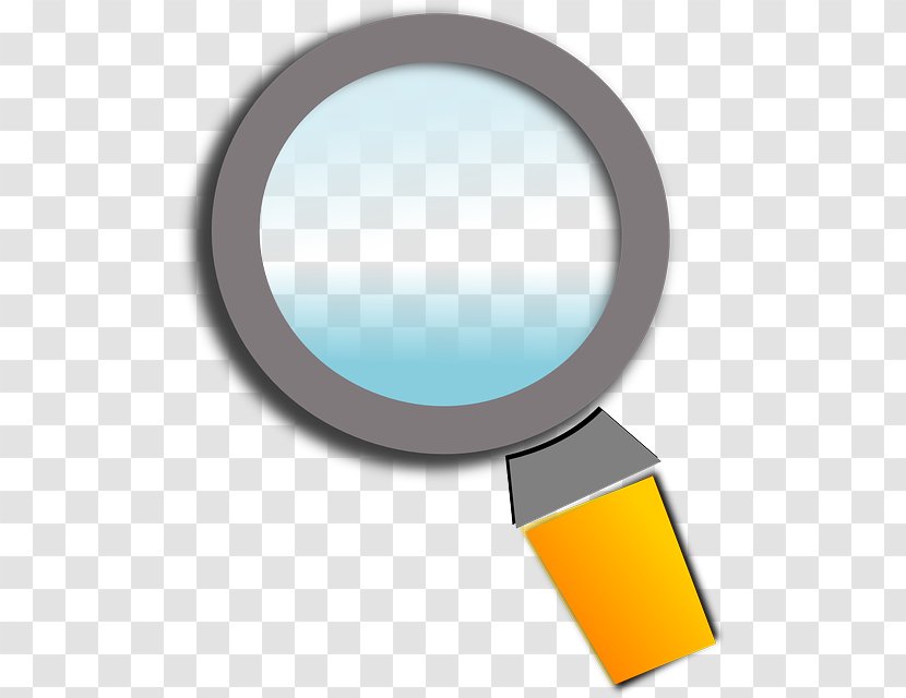 Clip Art - Public Domain - Holding The Magnifying Glass Of Villain Transparent PNG