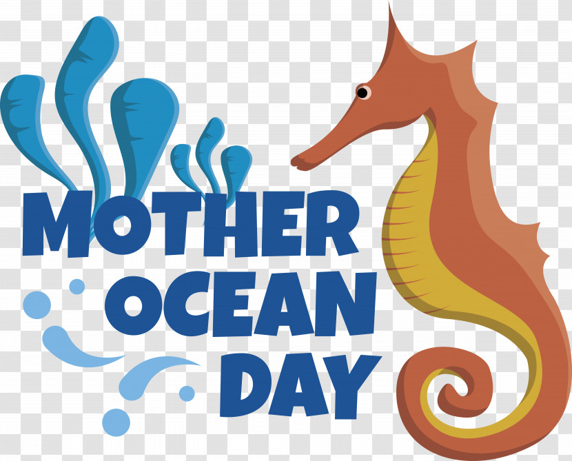 Seahorses Sea Life Bangkok Ocean World Cartoon Logo Line Transparent PNG
