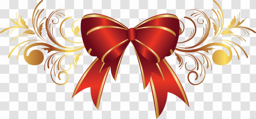 Christmas Gift Clip Art - Petal - Bow Transparent PNG