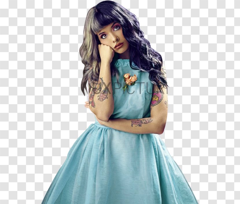Melanie Martinez Blue Knees YouTube You Love I Mad Hatter - Watercolor - Baby Doll Transparent PNG