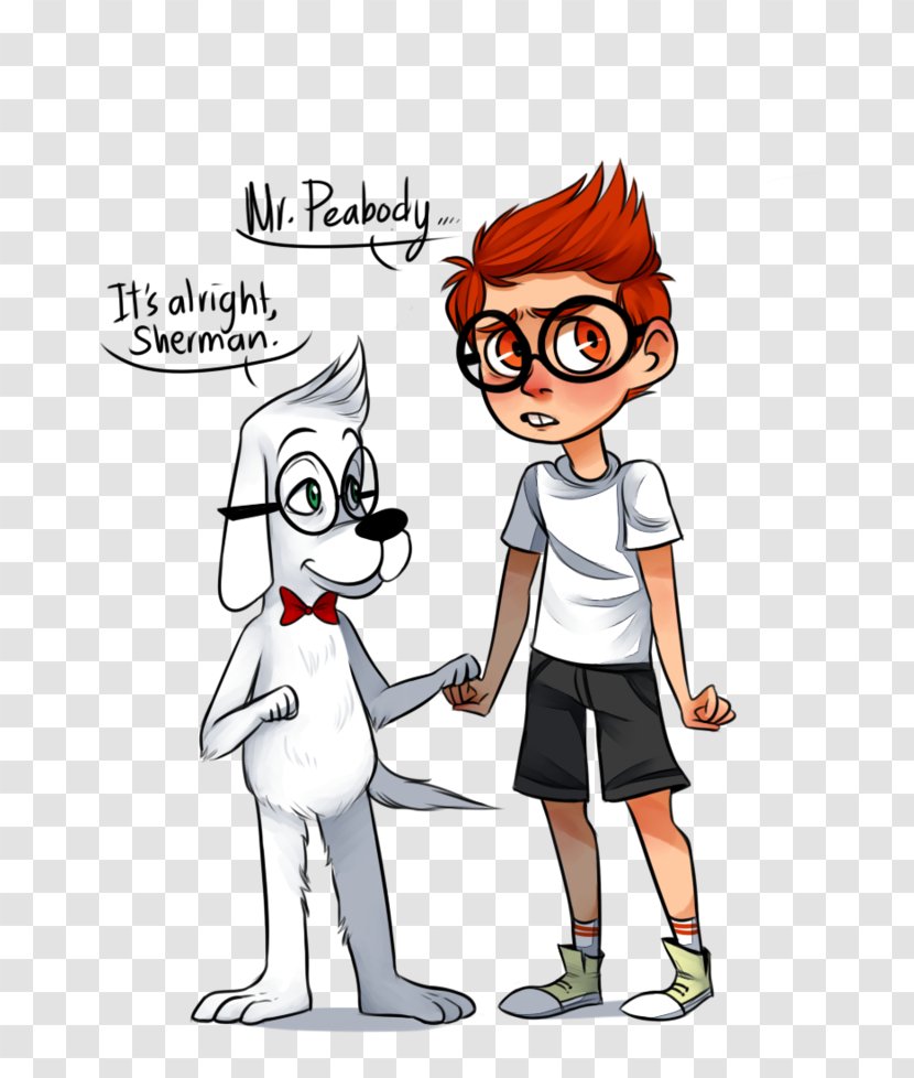 Mr. Peabody Fan Art Character Thumb Dog - Silhouette - MR. PEABODY & SHERMAN Transparent PNG
