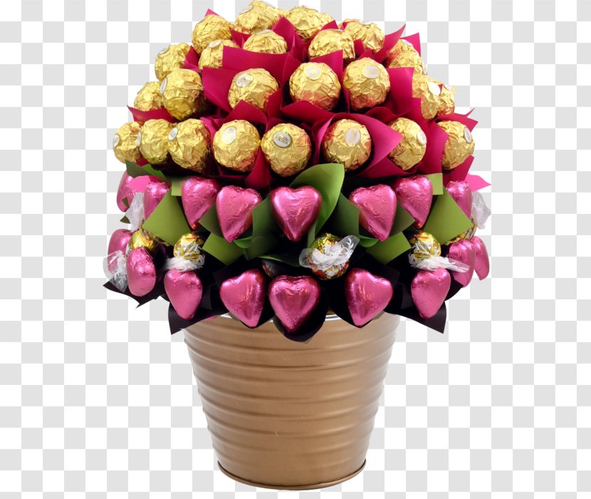 Ferrero Rocher Flower Bouquet Chocolate Bloom - Mother's Day Transparent PNG
