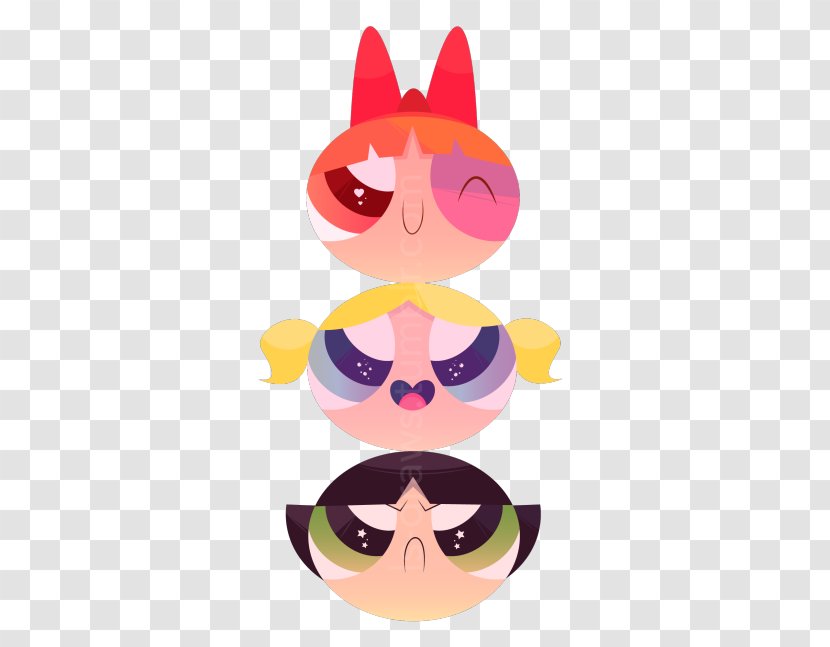 Sunglasses Nose Clip Art - Character - Blossom Bubbles And Buttercup Transparent PNG